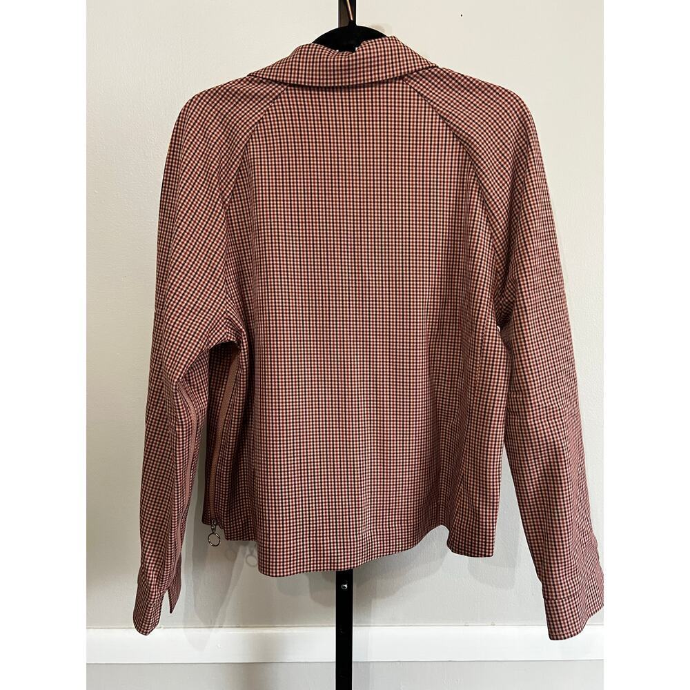 ☀️A New Day Brown Plaid Blazer Jacket Size M NWT - Picture 3 of 7